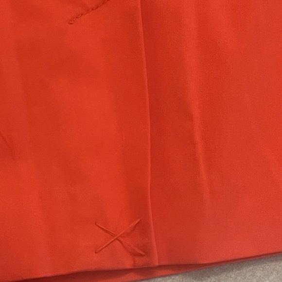 NWOT Bebe Neon Orange Pencil Skirt Size 4 Lined - Picture 9 of 12